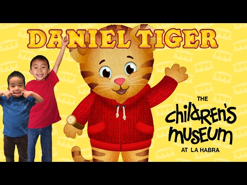 Meeting Daniel Tiger at the Children's Museum at La Habra: Traveling with Kids