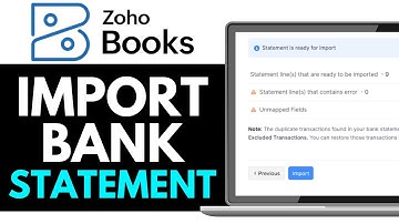 How to Import Bank Statement in Zoho Books 2025 (EASY GUIDE)