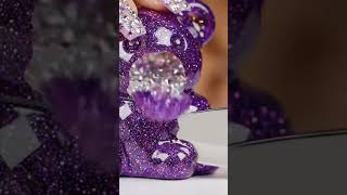 🧸Diamond Glass Bear ASMR  #oddlysatisfying #relaxing #asmrshorts #asmr