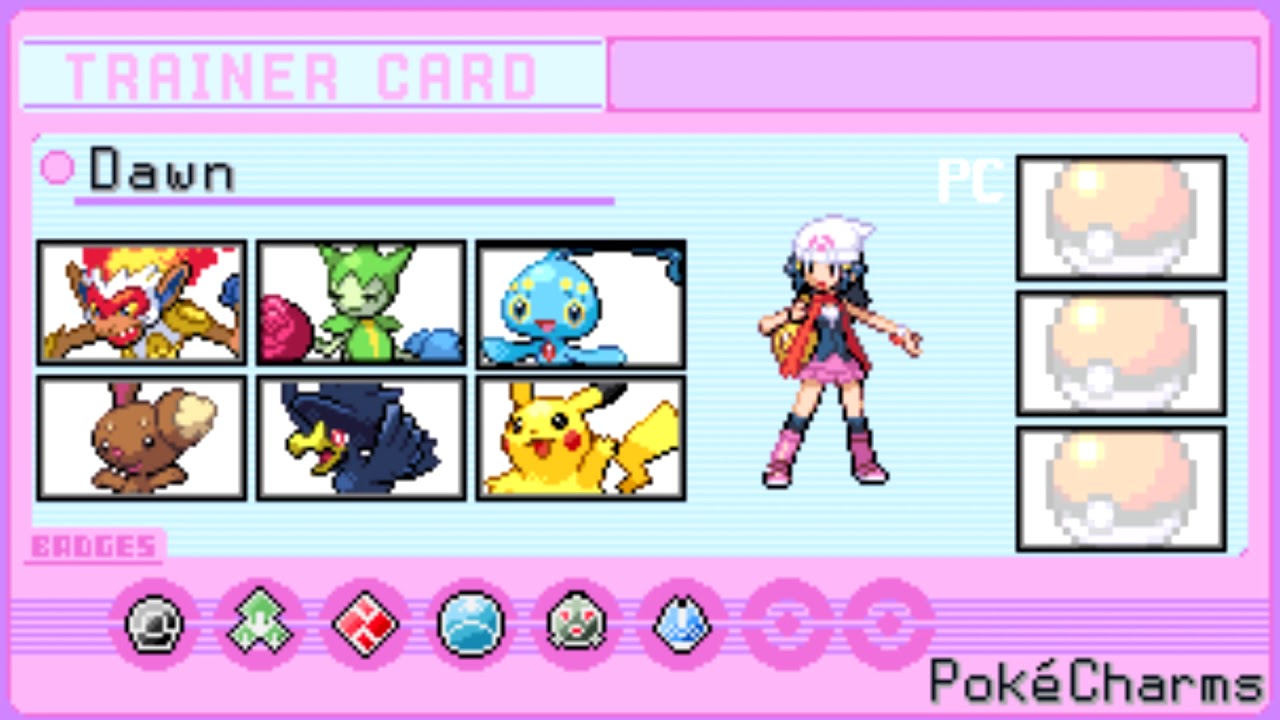 Trainer Profile: Dawn  Pokemon trainer, Pokemon trainer card, Pokemon