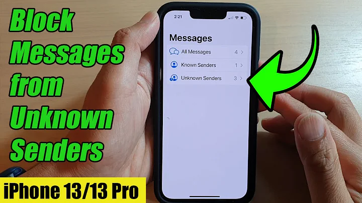 iPhone iOS 15: How to Block Messages from Unknown Senders