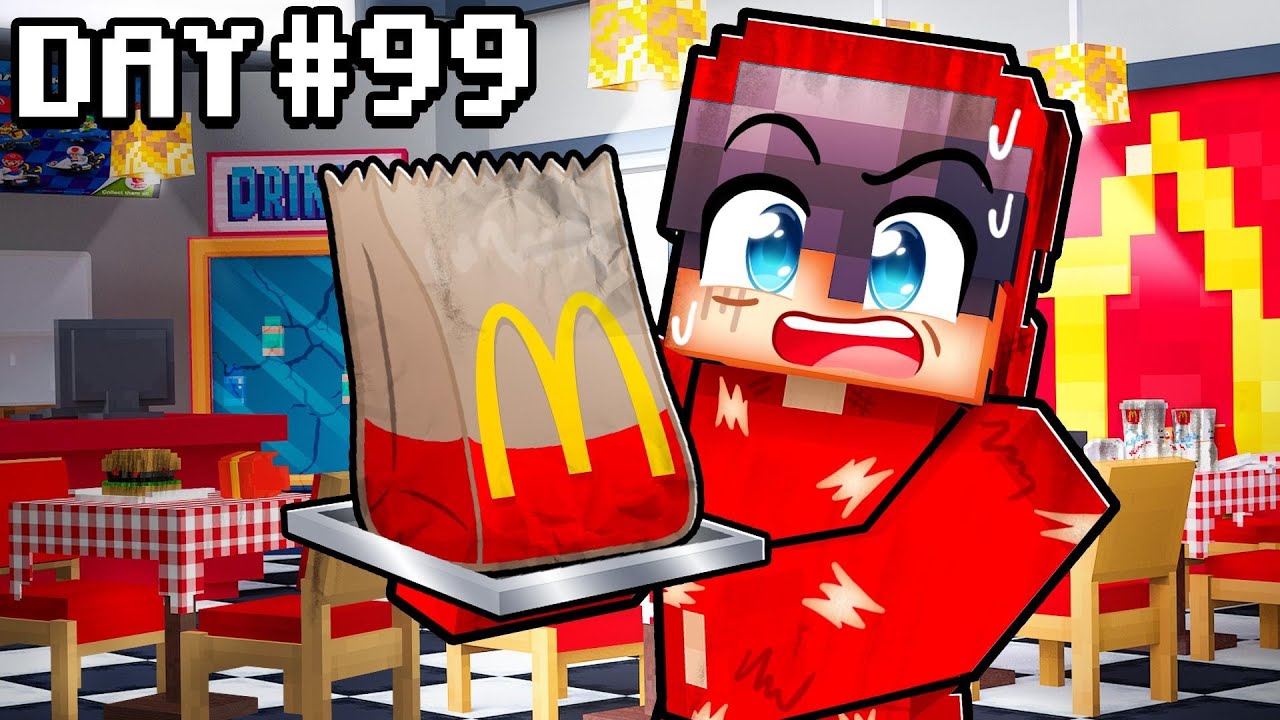 Surviving 100 Days in MCDONALDS!