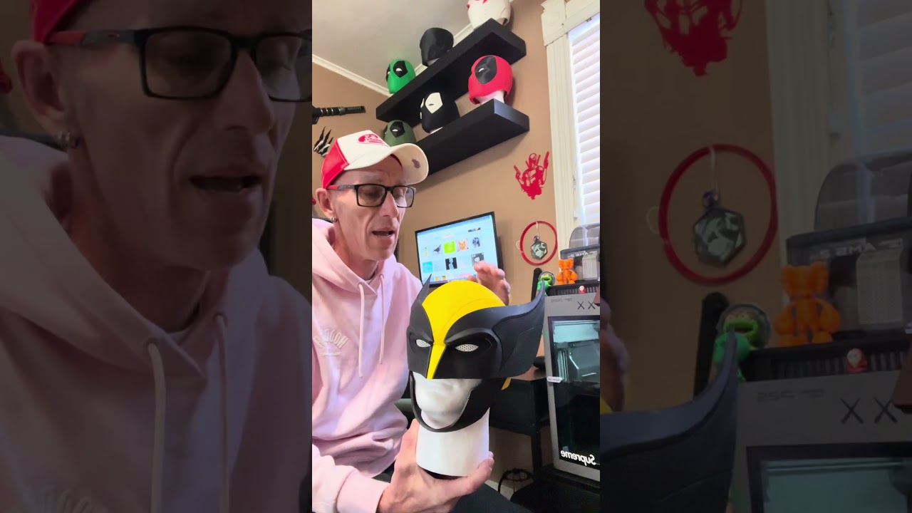 Hobby lobby Filament final chapter!! Part 3 finished Wolverine mask print!!