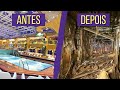 ANTES E DEPOIS - NÁUFRAGO DO COSTA CONCORDIA