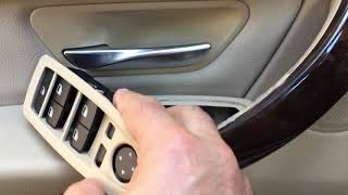 Replace BMW 2014 328i window switch part 4
