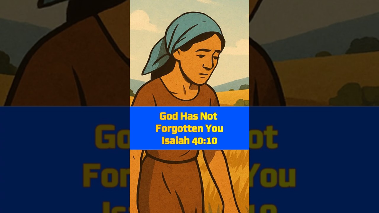 God Has Not Forgotten You - Isaiah 40:10 - #Isaiah4010 #biblemessage  #jesuschrist  #faithingod
