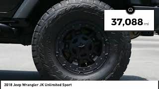 2018 Jeep Wrangler JK Unlimited Winston-Salem NC P1437