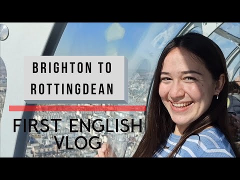 Long Weekend Getaway from London I Brighton Marina I i360 I Rottingdean I First English Vlog!