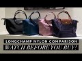 Longchamp Nylon Range Comparison | Neo/Green/Club/Original