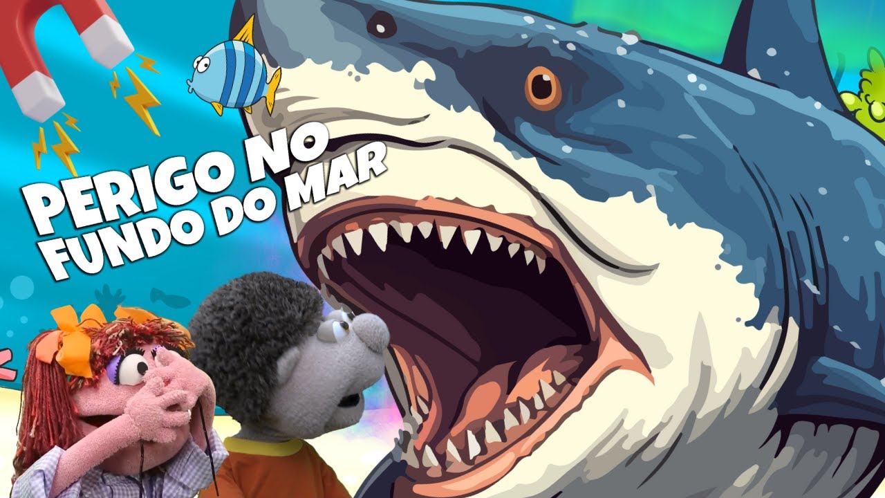 Bia e João em Perigo no Fundo do Mar - Desenho Infantil