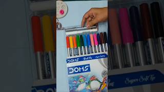 Doms brush pen unboxing 📦 Art supplies#arthaul #unboxingvideo#artsupplies #darazhaul#art#shorts#diy