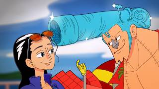 Franky shows Robin his new hair ⭐