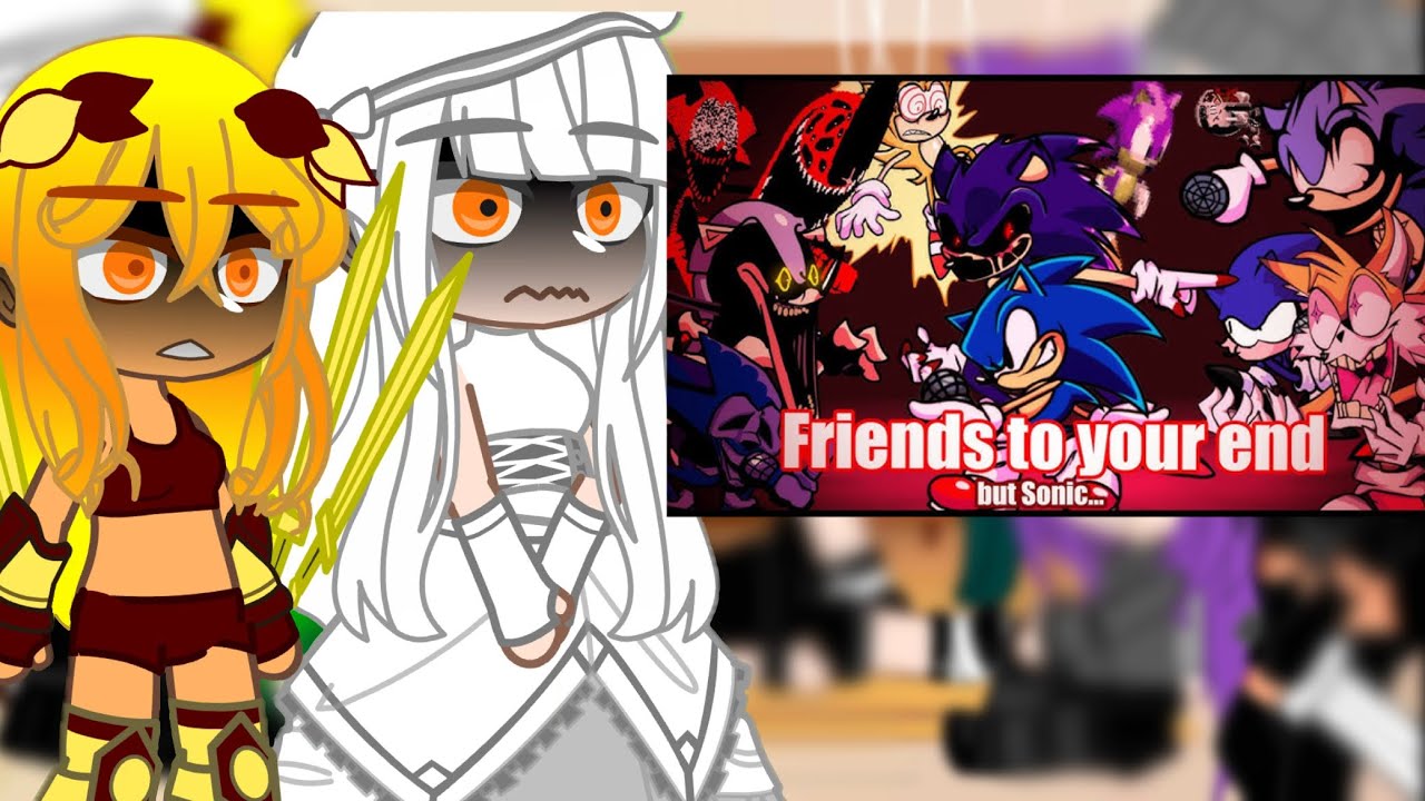 Mob talker react to FNF Enemies till the end ||Gacha Club||My AU||