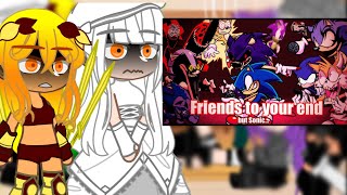 Mob talker react to FNF Enemies till the end ||Gacha Club||My AU||