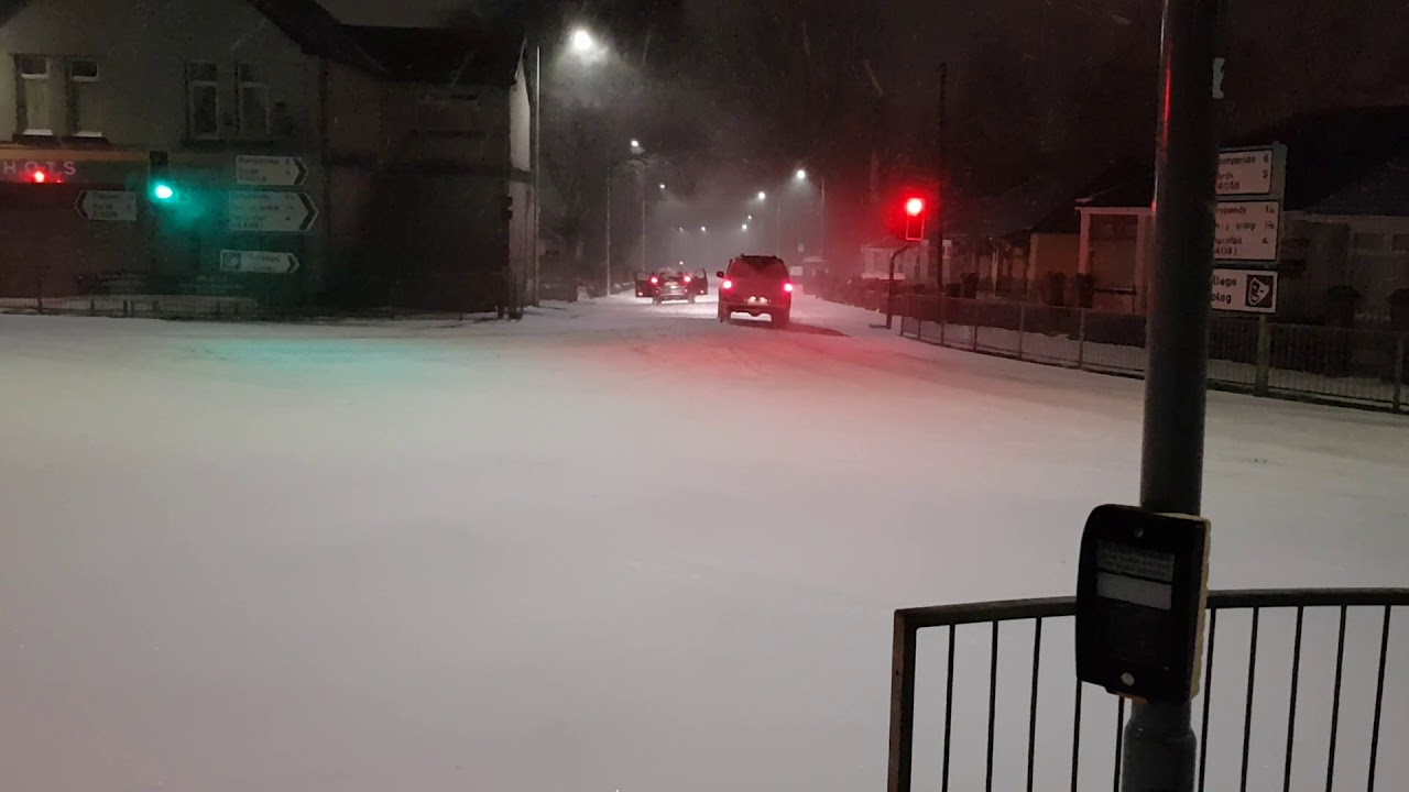Beast from the east 2018 st david's day storm, Tonypandy