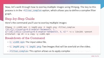 How to Overlay Multiple Images on a Video Using FFmpeg