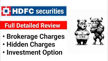 HDFC Securities Broker Review | Hdfc demat account brokerage charges | HDFC Demat Full Details