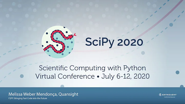 F2PY: Bringing Fast Code into the Future |SciPy 2020| Melissa Weber Mendonça
