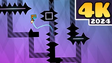 4K | The Top 10 Hardest Platformer Demons in Geometry Dash (2024)