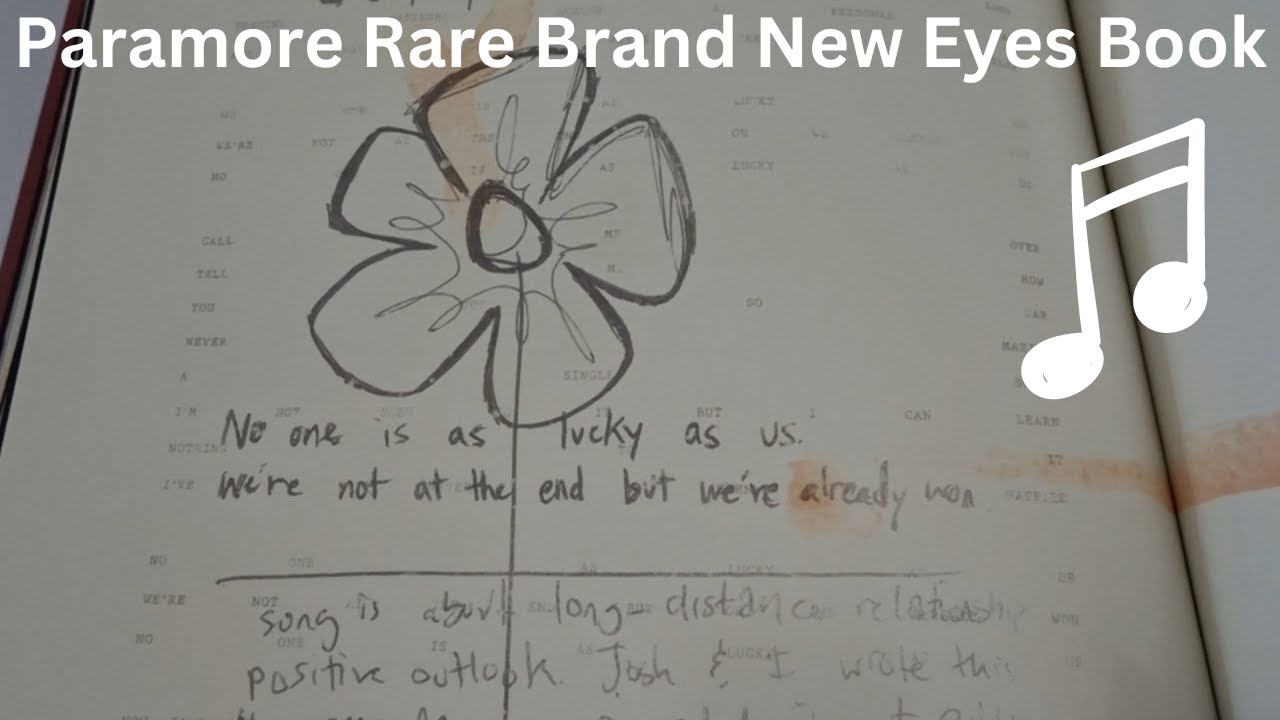 Paramore Brand New Eyes Rare Lyric Book | Steff Hanson