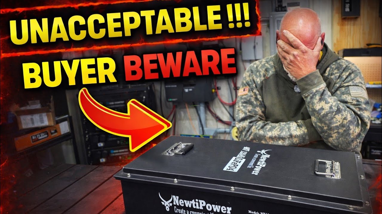 Unacceptable: Why I Can’t Recommend This Battery : NewtiPower 48V 135ah 