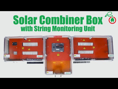 Solar Combiner Box with SMU | GEESYS | Solar String Monitoring Box