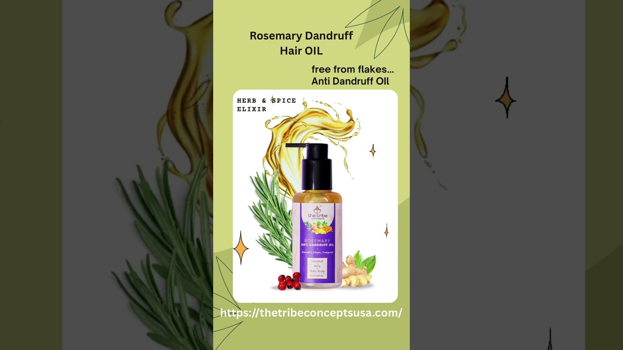 The TribeConcepts - Rosemary Dandruff Hair Oil 