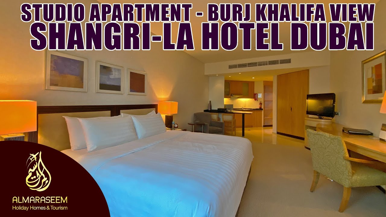 Shangri-La Hotel Dubai | Studio Apartment - Burj Khalifa View