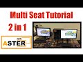 2 in 1 multi pc setup tutorial using aster multi seat none gaming