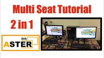 2 in 1 Multi PC Setup Tutorial Using Aster Multi Seat (None Gaming)