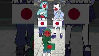 IF COUNTRIES HAD PARENTS (MOM, DAD & ME) ✨ #countryhumans #countryballs