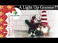 A DIY Light Up Christmas Gnome So Easy To Make