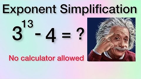 Nice Exponent Math Simplification Problem | No calculator allowed | Math Olympiad