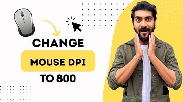 How to Change Mouse DPI to 800 (Full Guide)