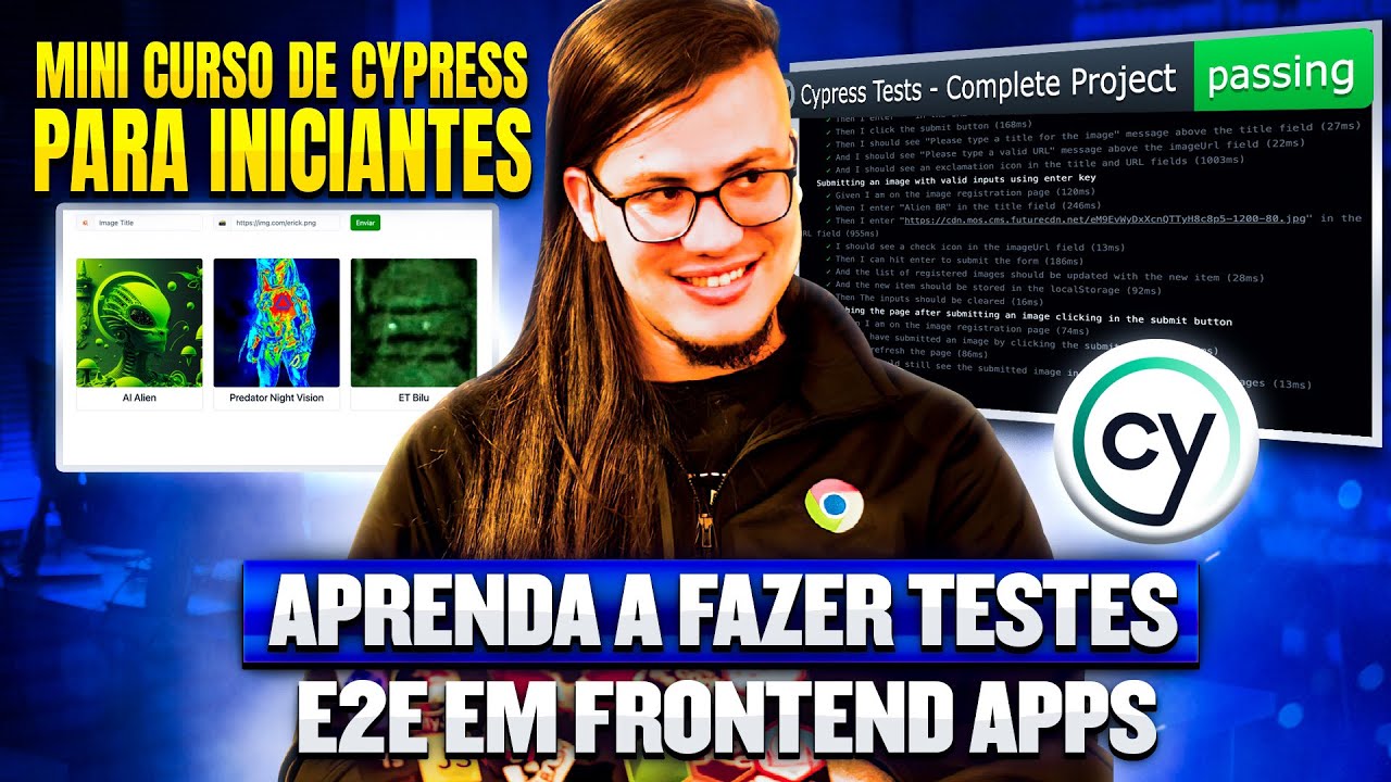 Cypress Para Iniciantes | e2e Tests Em Frontend Apps | Erick Wendel