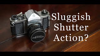 Sluggish Shutter Pentax s1a / h1a repair, adjust and service