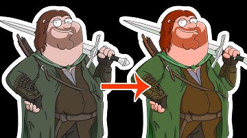 Hue / saturation sliders Photoshop digital art tutorial