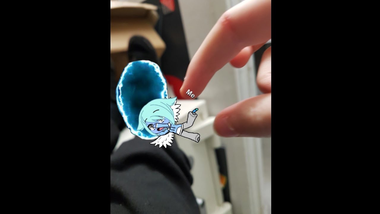 Hanging out with my Gacha life Character 