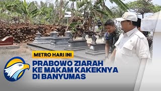 Prabowo Ziarah Ke Makam Kakeknya di Banyumas
