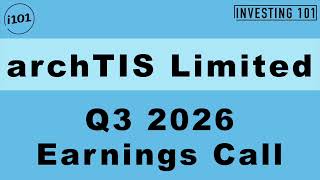 archTIS Limited Q3 2026 Earnings Call | ARR Surges 231% To $15.1M Driven By US DoD Integrations.