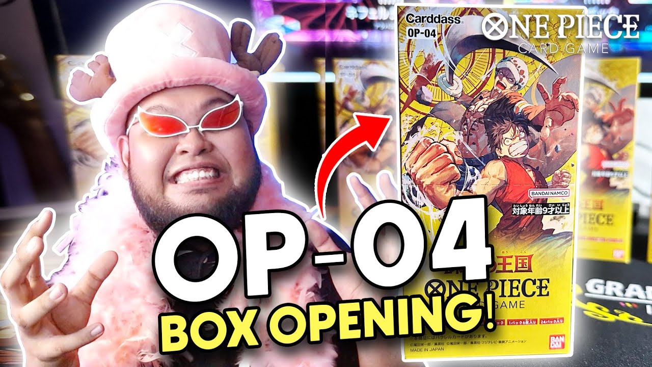 *NEW* OPENING UP OP-04 KINGDOM OF INTRIGUE!- ONE PIECE CARD GAME