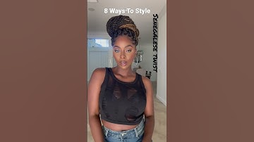 8 ways to style Senegalese twist #senegalesetwists #senegalese #jumbotwist