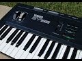 Yamaha SY55 Synthesizer Sound Demo