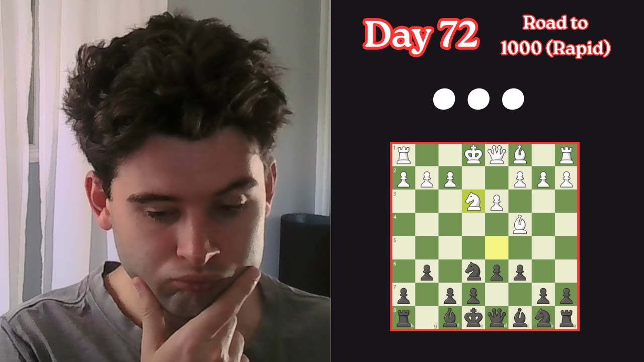 Day 72 - Playing Chess Every Day Until I Reach 1000 Elo (Rapid) - YouTube