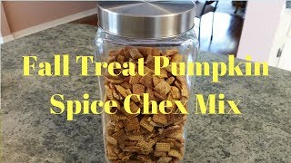 Fall Treat Pumpkin E Chex Mix
