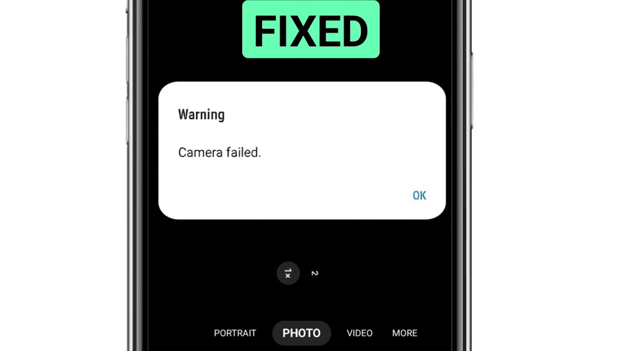 How To Fix Samsung Warning Camera Failed Problem || Camara Not Working ...