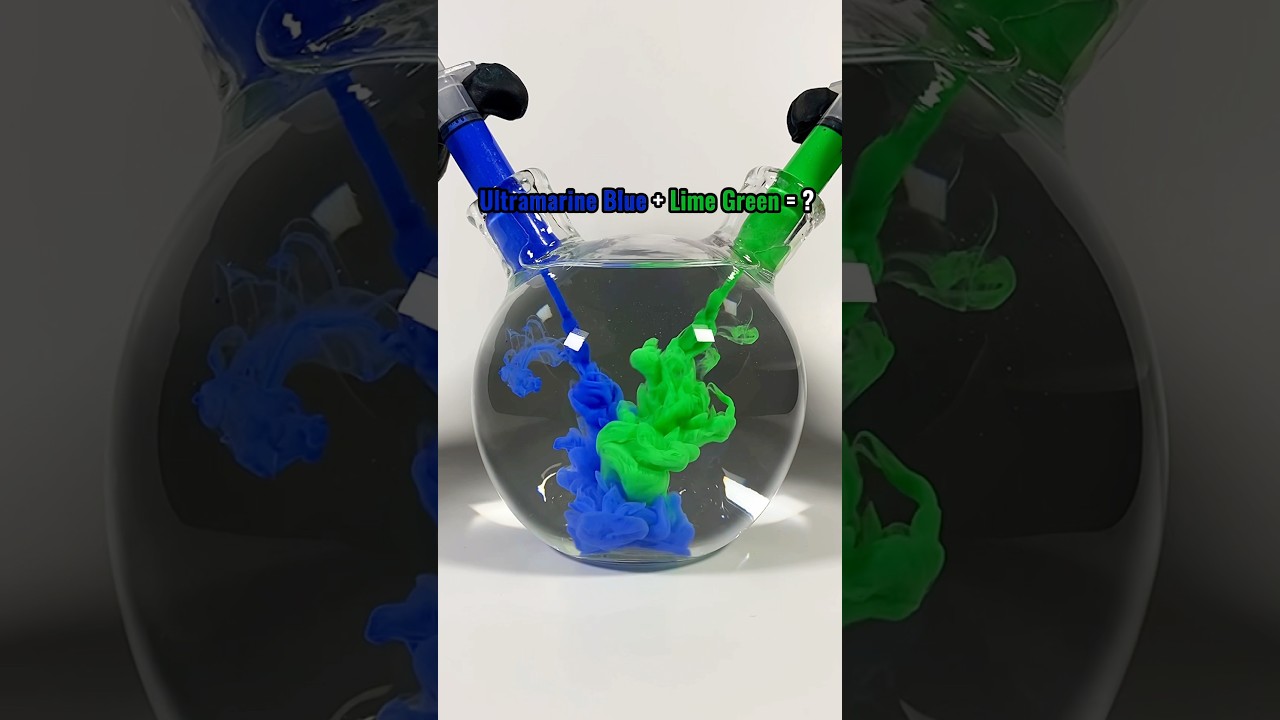 Guess the mixed color (Blue vs green) 