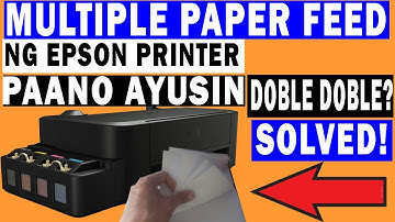 How to fix multiple paper feed in Printer || Epson L120 100% fixed