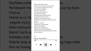 TOYANG- Eraserheads #lyrics #eraserheads