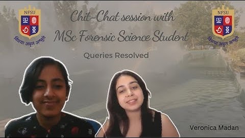 Queries Resolved| Admission 2023-2024| NFSU👨‍🎓 | MSc Forensic Science| Veronica Madan